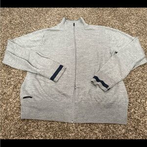 Icebreaker New Zealand 100% Marina wall full zip sweater XL